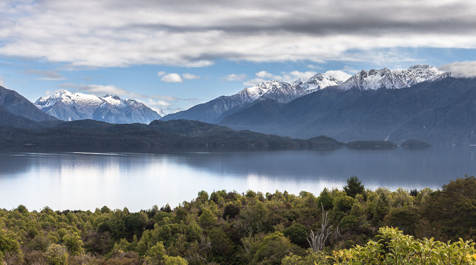 Lake Te Anau, Kepler and Murchison Mts, Fiordland, New Zealand