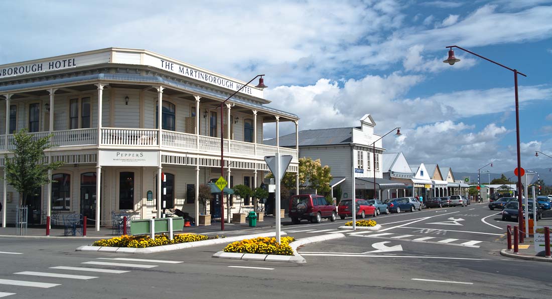 Martinborough a Peppers Hotel, Wairarapa, Nový Zéland