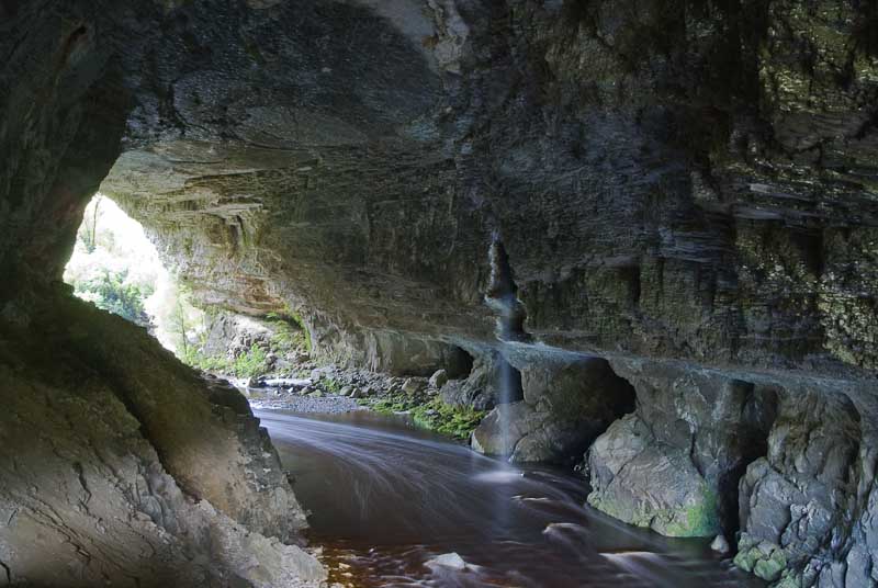 Oparara Arch, národní park Kahurangi, Nový Zéland