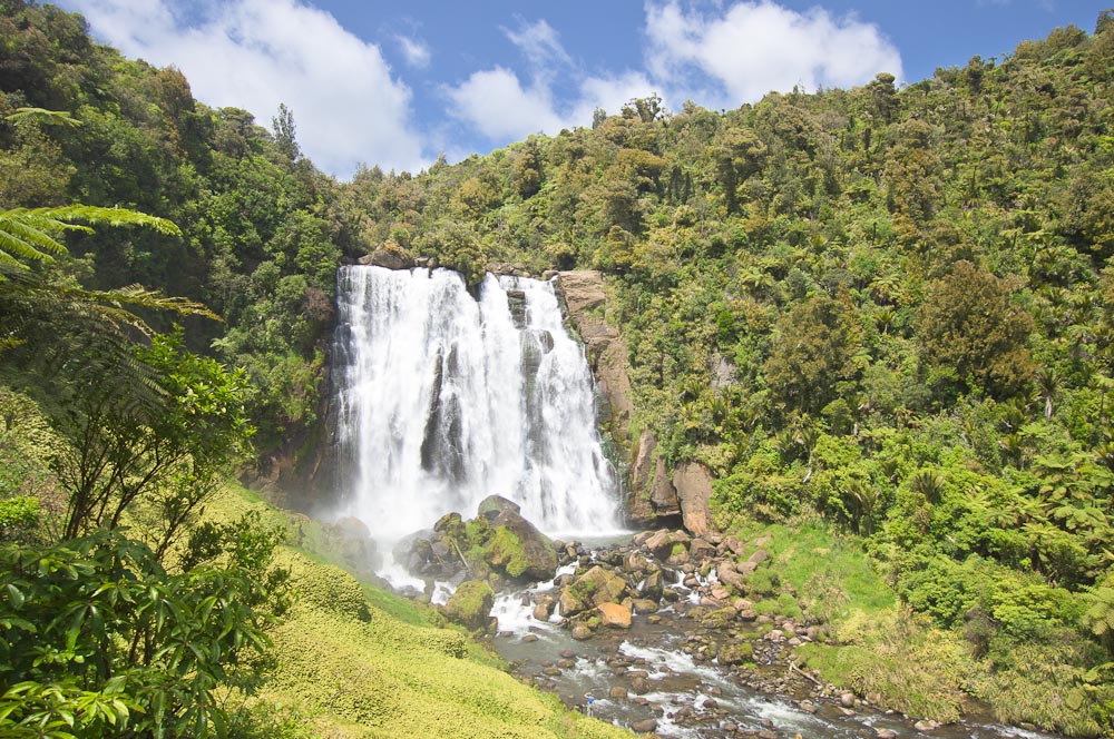 Marokopa Falls, Te Anga, Waitomo, New Zealand
