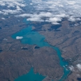 Jezera Aviemore a Benmore, řeka Waitaki, Nový Zéland | fotografie