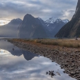 Milford Sound and reflection, Fiordland, New Zealand | photography