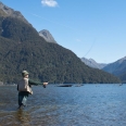 Rybář - North Fiord, jezero Te Anau, Fiordland, Nový Zéland | fotografie