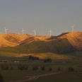 Větrná elektrárna White Hill, Mossburn, Nový Zéland | fotografie