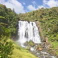 Vodopády Marokopa Falls, Te Anga, Waitomo, Nový Zéland | fotografie